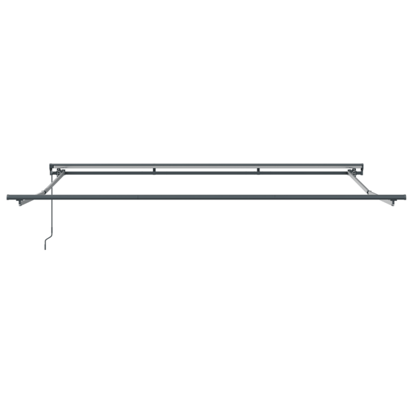 Markisram Antracit 400 × 300 cm Polyester med PU-beläggning