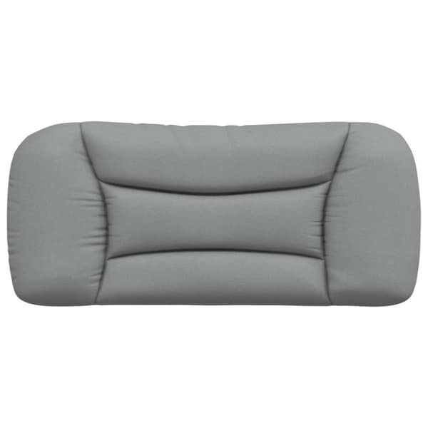 Headboard Cushion "Hvar" Light Grey 80 cm Fabric