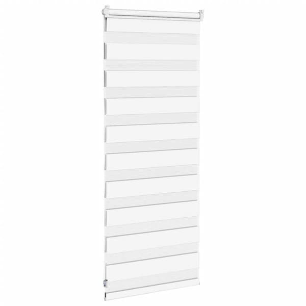 Rullgardin zebra vit 60x100 cm tyg bredd 55,9 cm polyester