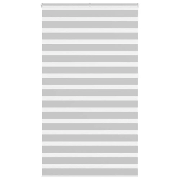 Rullgardin zebra ljusgrå 120x230 cm tyg bredd 115,9cm polyester