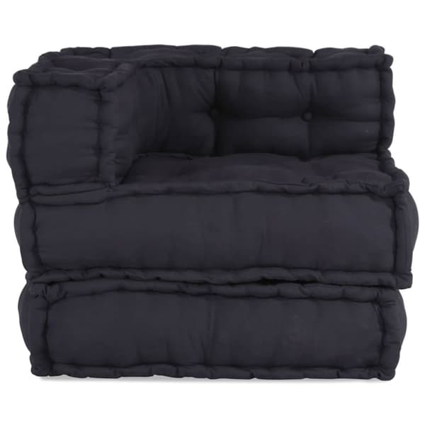 Modulär soffa antracit 70x70x54 tyg