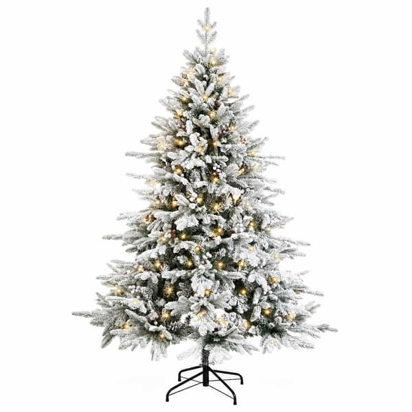 Plast Hingad Julgran 240 cm 300 LED-lampor Varmvit