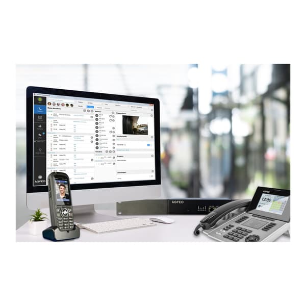 AGFEO DECT 75 IP - trådlös förlängningshandenhet - med Bluetooth interface