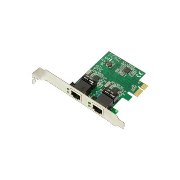 LogiLink - nätverksadapter - PCIe 2.0 - Gigabit Ethernet x 2