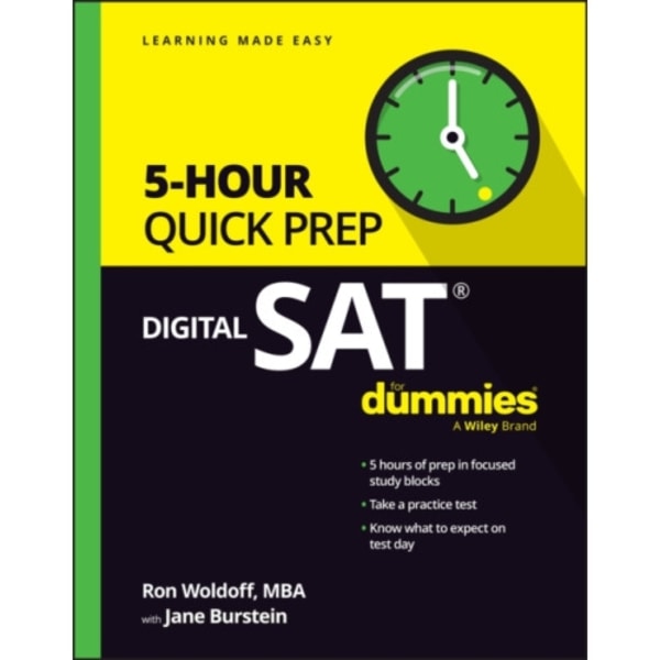 Digital SAT 5-Hour Quick Prep For Dummies (häftad, eng)