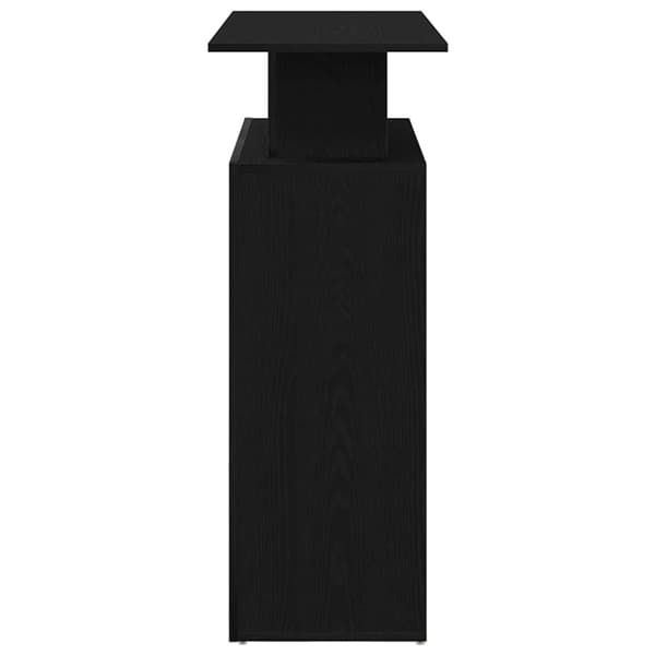 Receptionsdisk svart 100x40x104 cm konstruerat trä