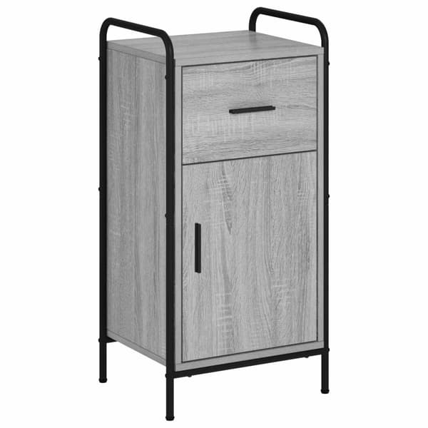 Sideboard Grå Sonoma 97 x 33 x 81 cm Konstruerat trä