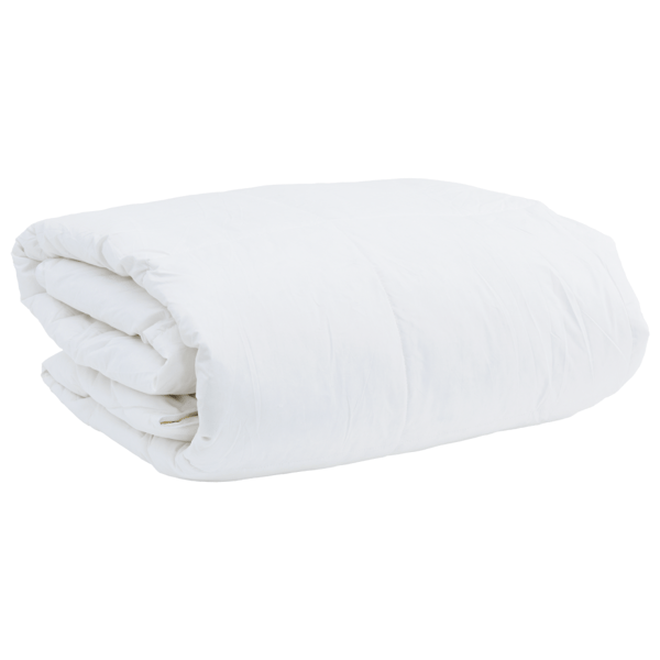 Täckeset med kudde 3 pcs Vit Dunfjäder