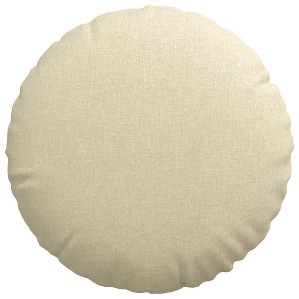 Sittkuddar 2 pcs Kräm Ø60 x 21 cm tyg