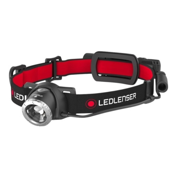 Ledlenser H8R - huvudficklampa - LED - vitt ljus Svart, Röd
