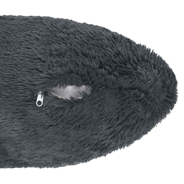 Kudde med kudde HEERLEN 2 st Antracit PV Fleece