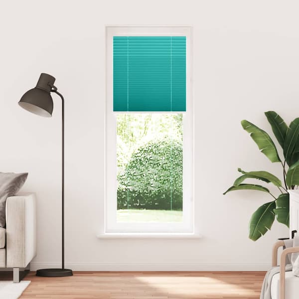 Plisserad persienn bensingrön 70x200 cm tyg bredd 69,4 cm