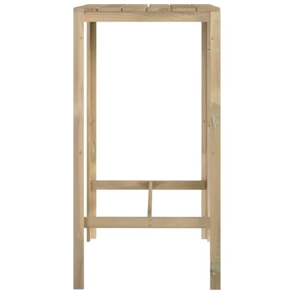 Barbord 60x60x110 cm impregnerad furu