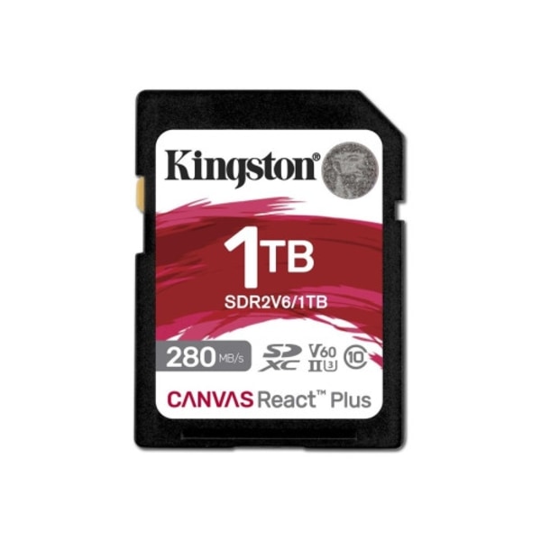 Kingston Canvas React Plus - flash-minneskort - 1 TB - SDXC UHS-II