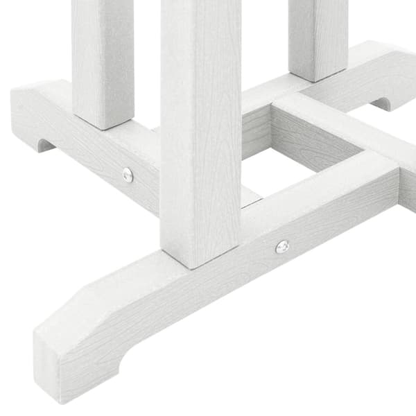 Trädgårds Bar Set 3 pcs Vit HDPE