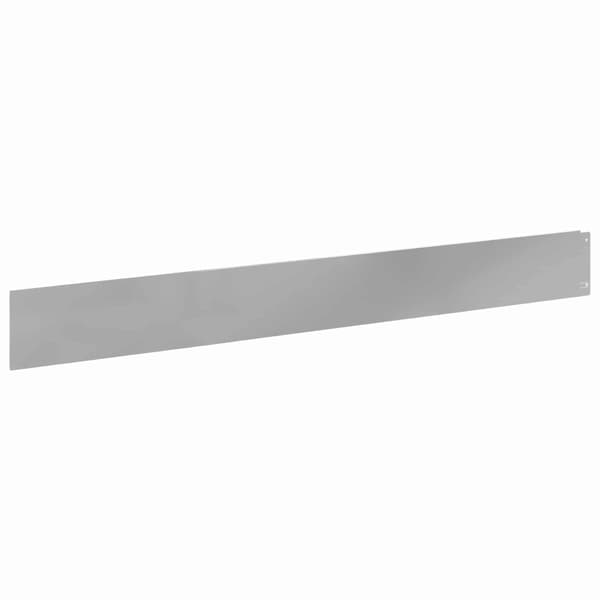 Kant för gräsmatta 50 pcs 100 x 12 cm Stål Silver