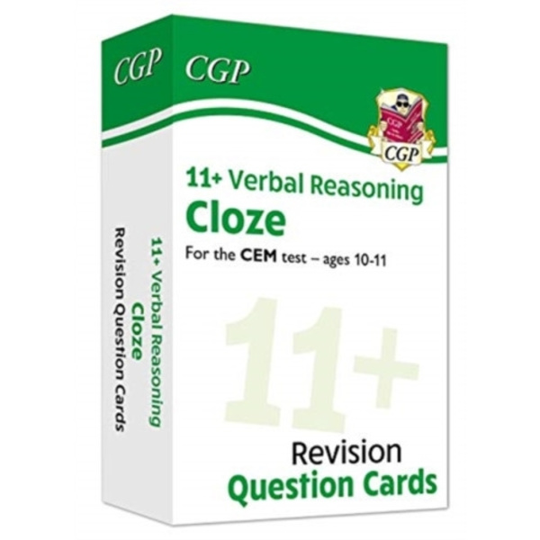 11+ CEM Revision Question Cards: Verbal Reasoning Cloze - Ages 10-11 (inbunden, eng)
