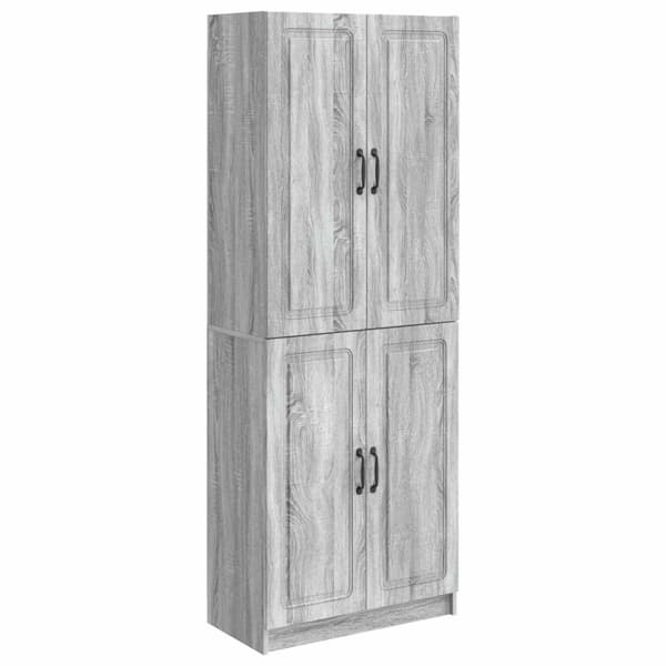 Skåpset 2 pcs Konstruerat trä