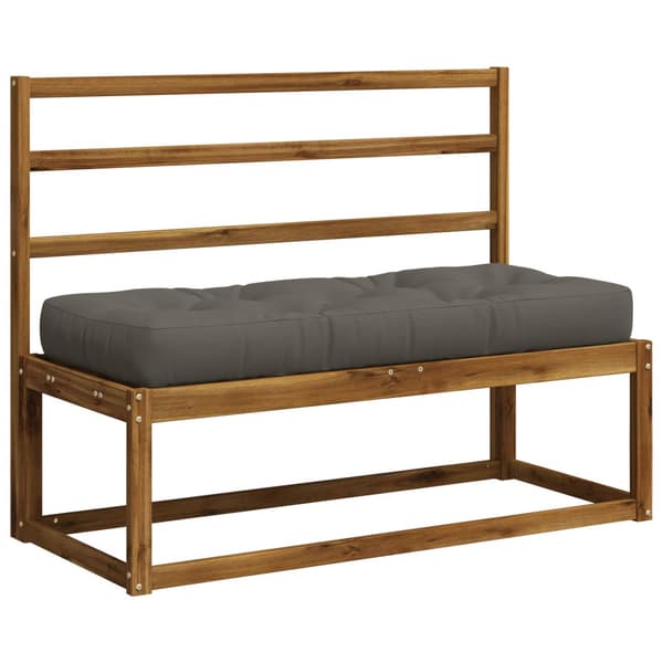 Pallkudd VIANEN 100% Polyester Grå 120 x 40 x 12 cm
