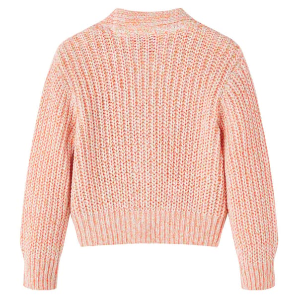 Stickad kofta för barn blandad rosa 116