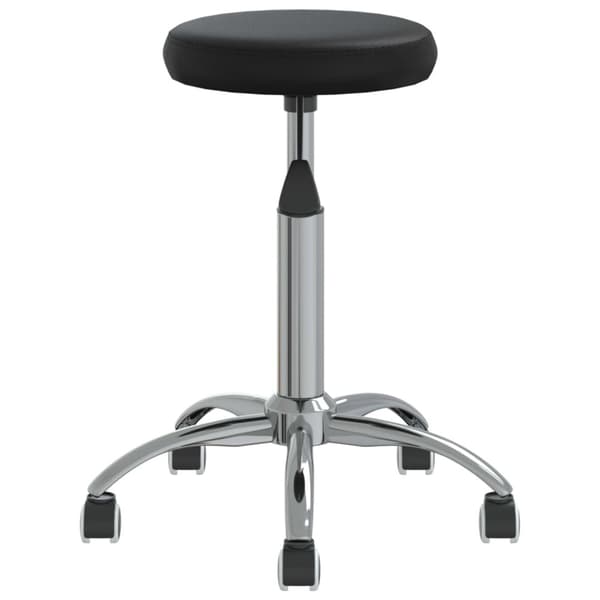 Massagepall konstläder svart