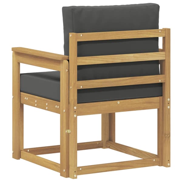 2 Stycke Utomhussoffset Polyester Vit och Antracit