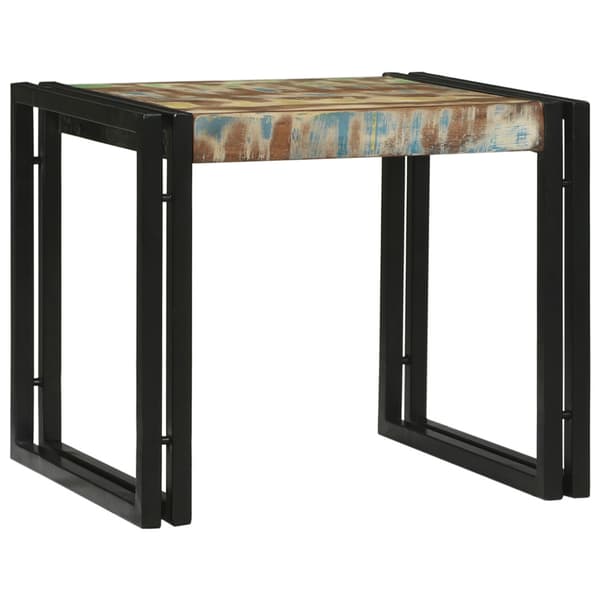 Kaffeebord 2 pcs Flerfärgsdesign Solid återvunnen trä