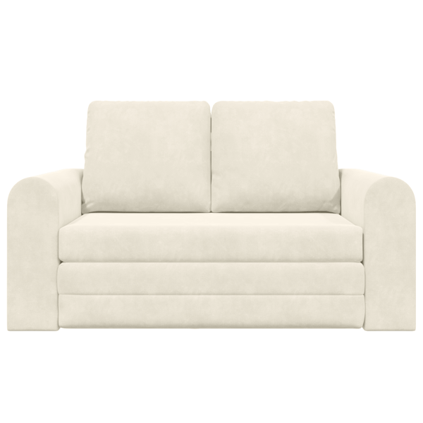 Soffsäng Kräm 148 x 71 x 83 cm Sammet