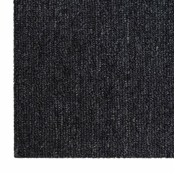 Mattan platta Mörkgrå 50 x 50 cm 36 pcs PP och Bitumen