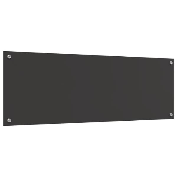 Köksskydd Mörkgrå 120 x 40 cm härdat glas