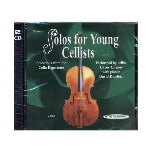 Suzuki solos for young cellists cd 5 (bok, eng)