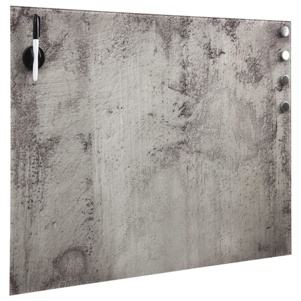 Magnetisk glastavla väggmonterad 60x60 cm