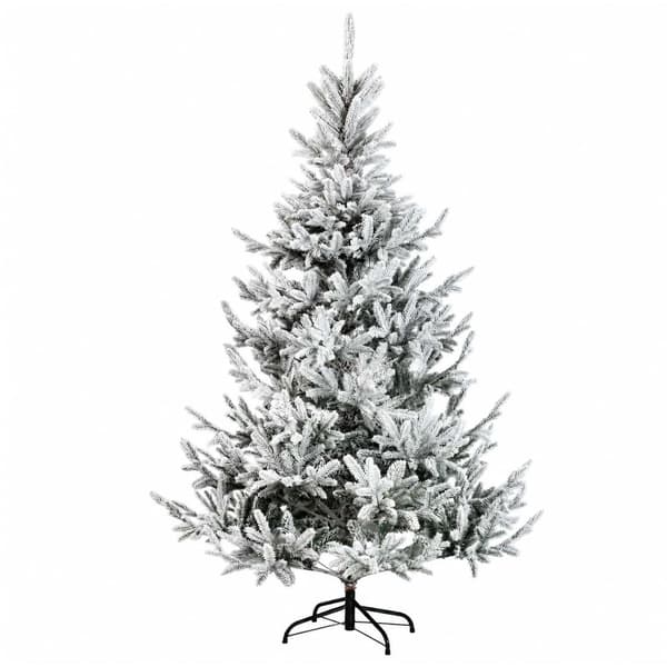 Plast Hingad Julgran 150 cm 150 LED-lampor Varmvit PE & PVC