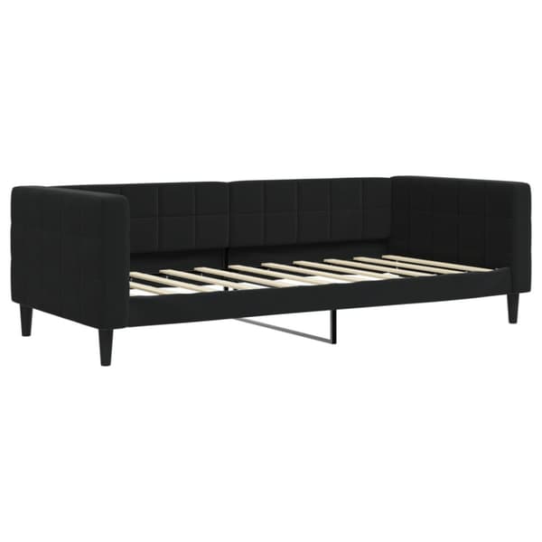 Dagbädd svart 90x190 cm sammet