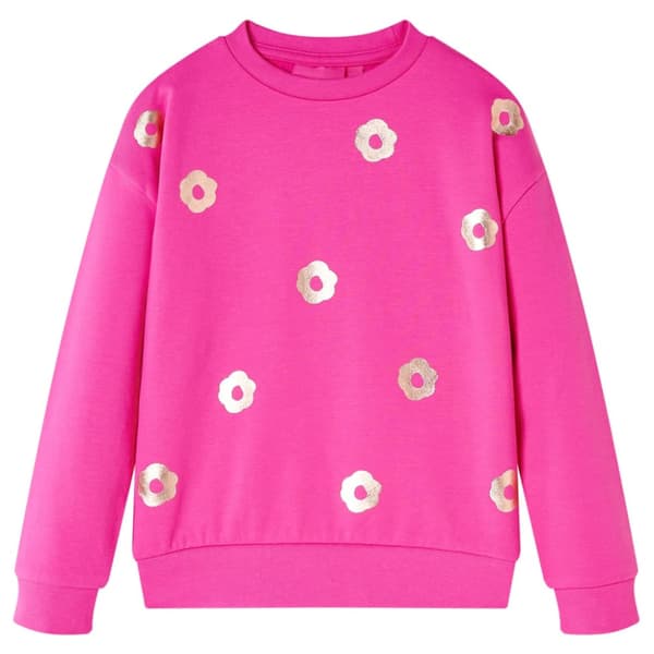 Tröja för barn mörkrosa 140