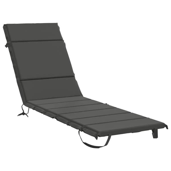 Solstol Kudde GEMERT 100% Polyester Antracit 200 x 60 x 3 cm