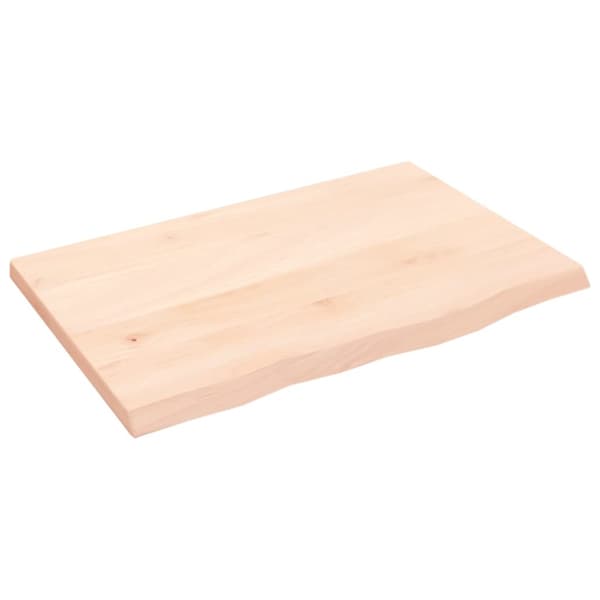 Hyllplan 60x40x2 cm obehandlad massiv e6
