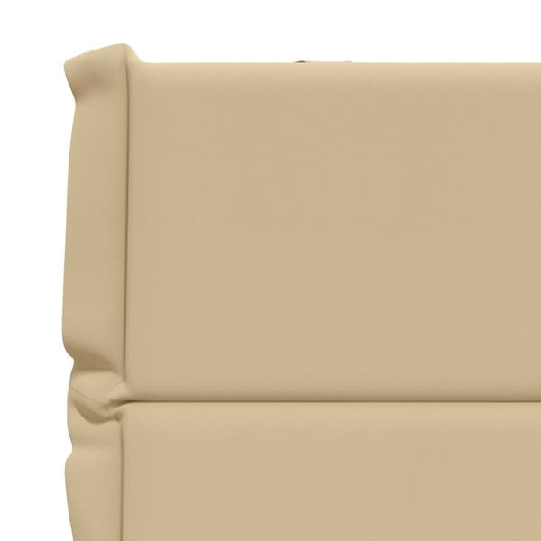 4-delade Höga Ryggstolsdynor GEMERT 4 st 100% Polyester Beige
