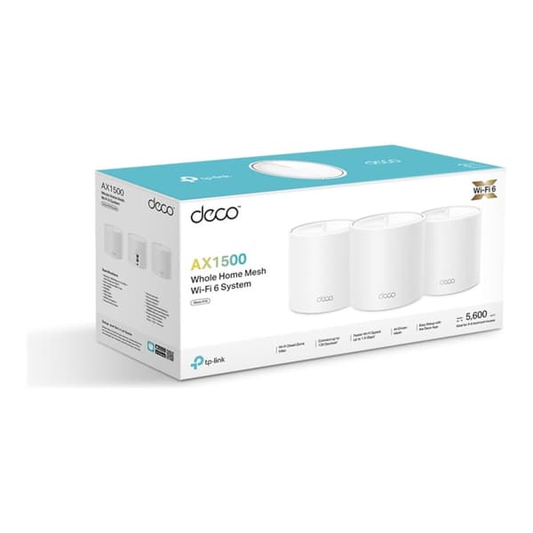TP-Link Deco X10 V1 - Wifi-system - Wi-Fi 6 - skrivbordsmodell