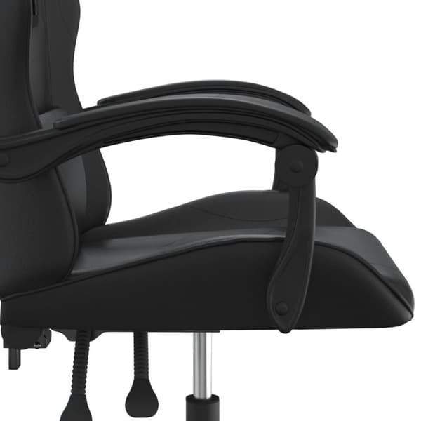 Gamingstol svart konstläder