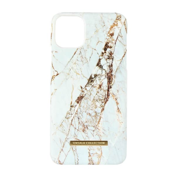 COLLECTION Mobilskal Soft White Rhino Marble iPhone 11 Pro Max