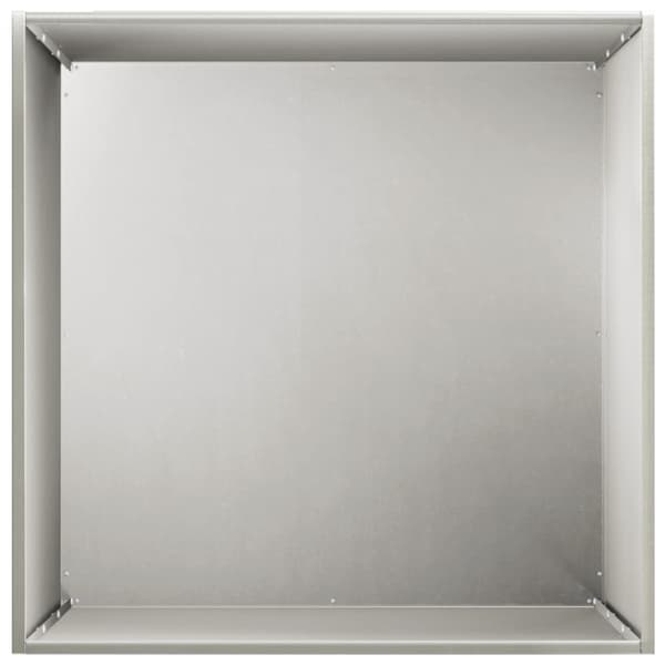 Trädgårdsplanterare 2 st Silver 50 x 50 x 75 cm Rostfritt stål