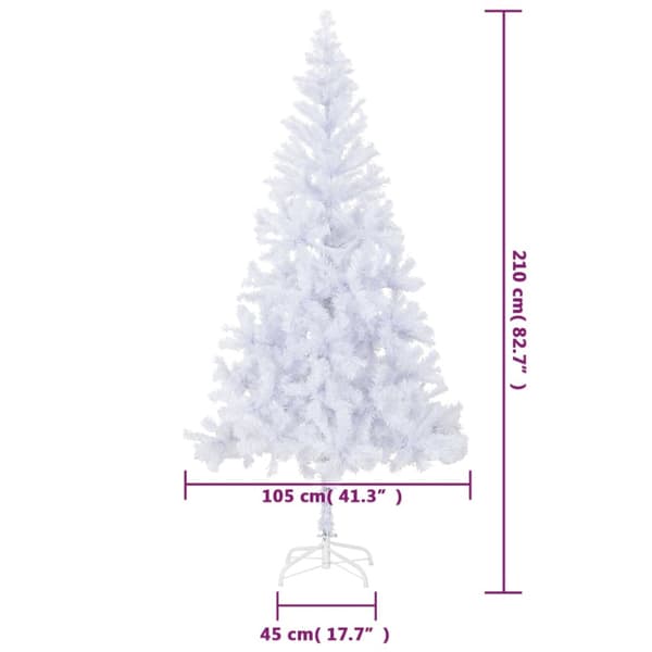 Plastgran med stålfot 210 cm 910 grenar