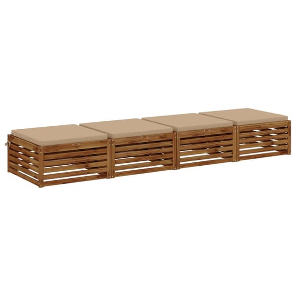 4-delade Sittdynor SOEST 4 st 100% Polyester Sand