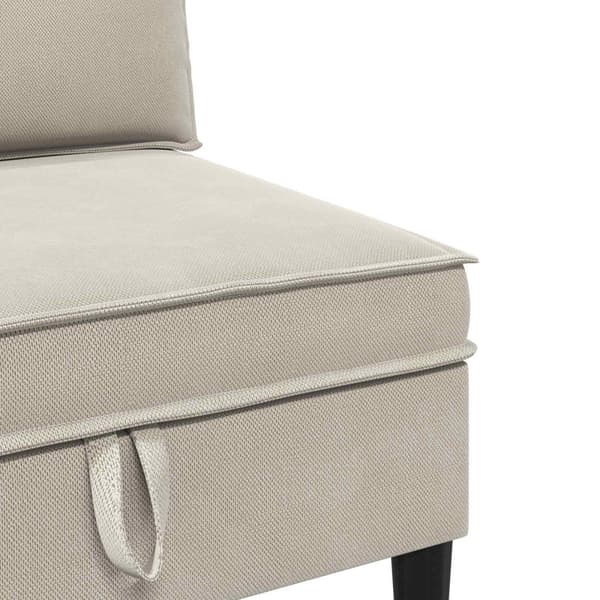 Möbelset för vardagsrummet 3 pcs Havre Tyg