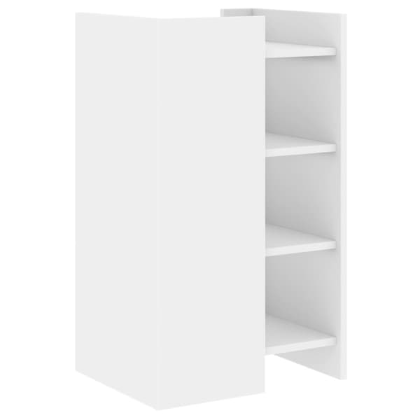 Skänk vit 45x35x75 cm konstruerat trä