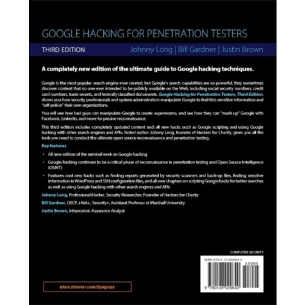 Google Hacking for Penetration Testers (häftad, eng)