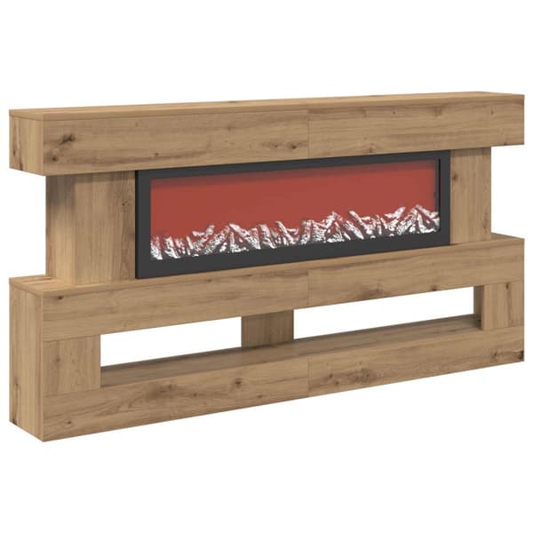 Elektrisk eldstad Artisan-ek 150 x 21 x 77 cm Konstruerat trä