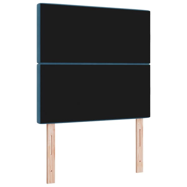 Huvudgavel Mörkblå 100 cm Sammet