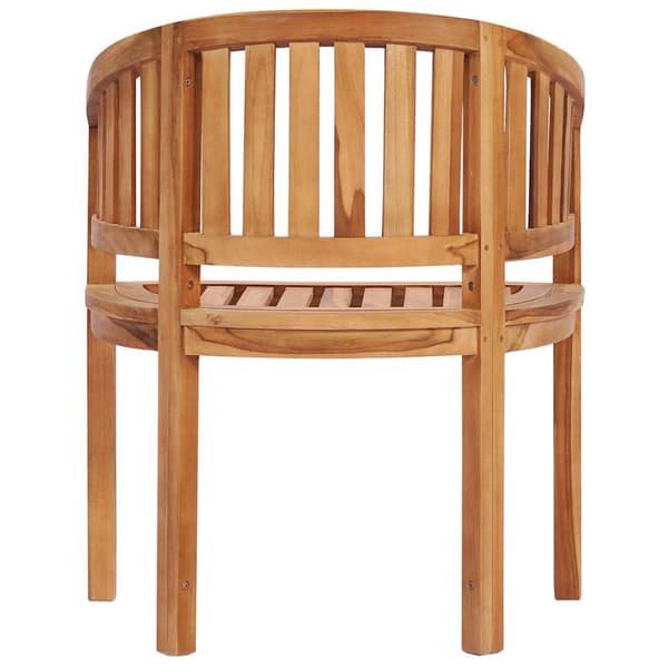 Bananstolar 2 st massiv teak